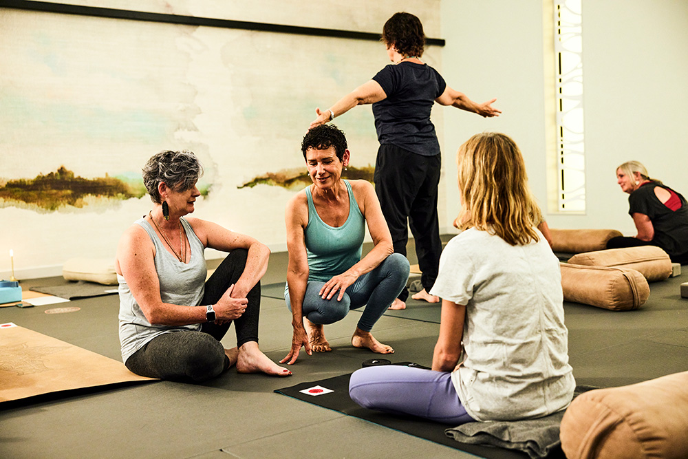 Donna Farhi teaching